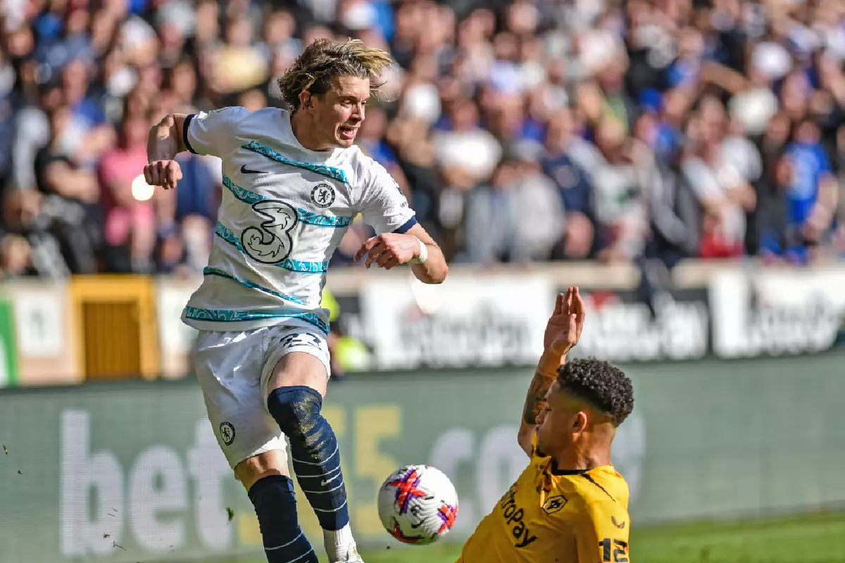 Conor Gallagher against Wolves April 2023