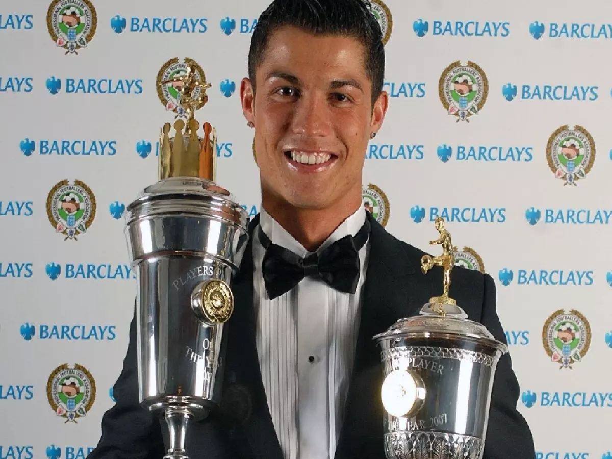 Cristiano Ronaldo PFA Player of the Year 2007