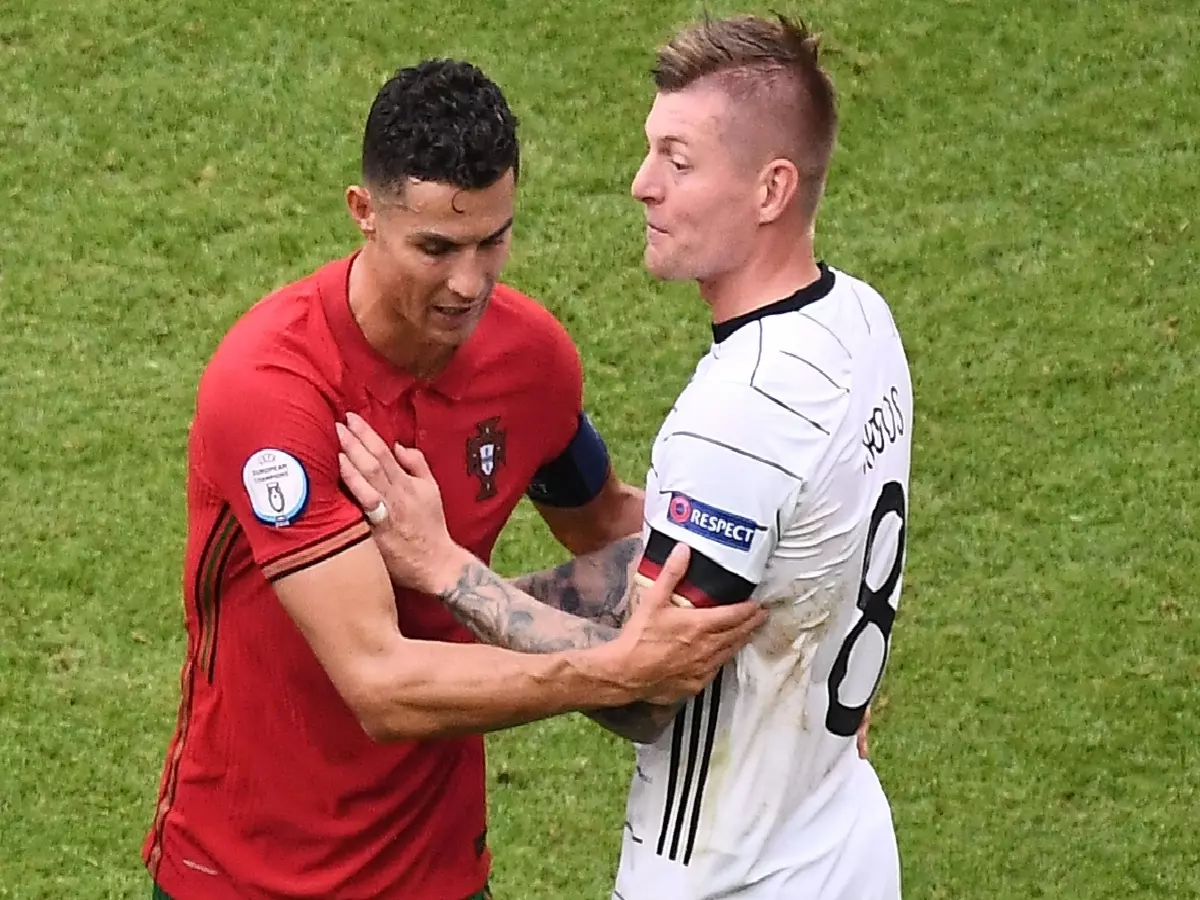 Cristiano Ronaldo Toni Kroos Portugal Germany Euro 2020