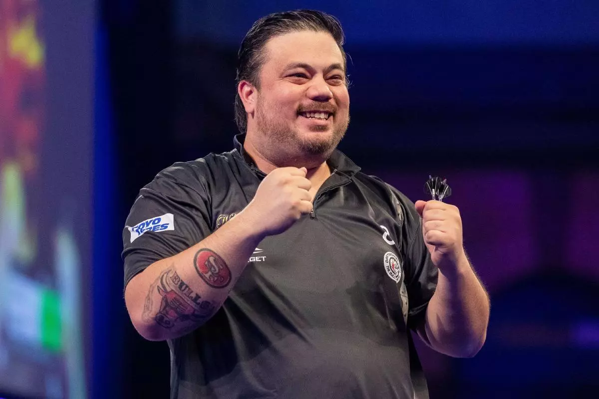 Darts player Danny Baggish