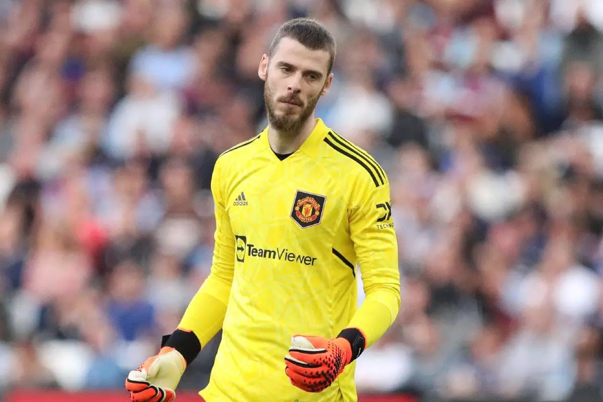 David De Gea of Manchester United 7 May 2023