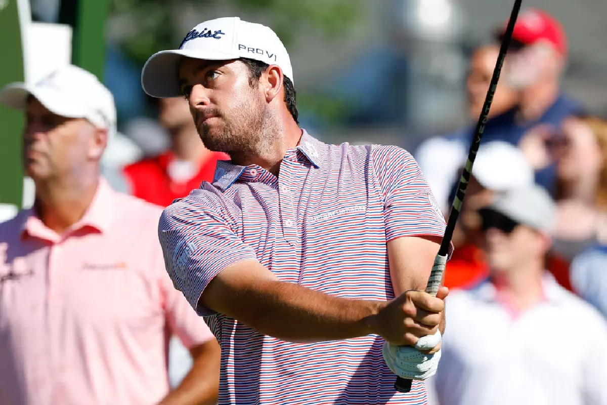 Davis Riley at the Travelers Championship - June 2022