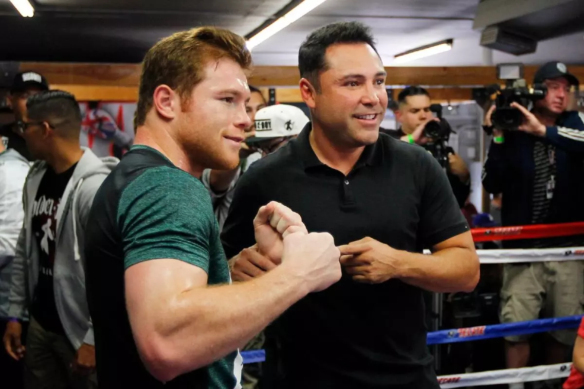 Canelo and De La Hoya