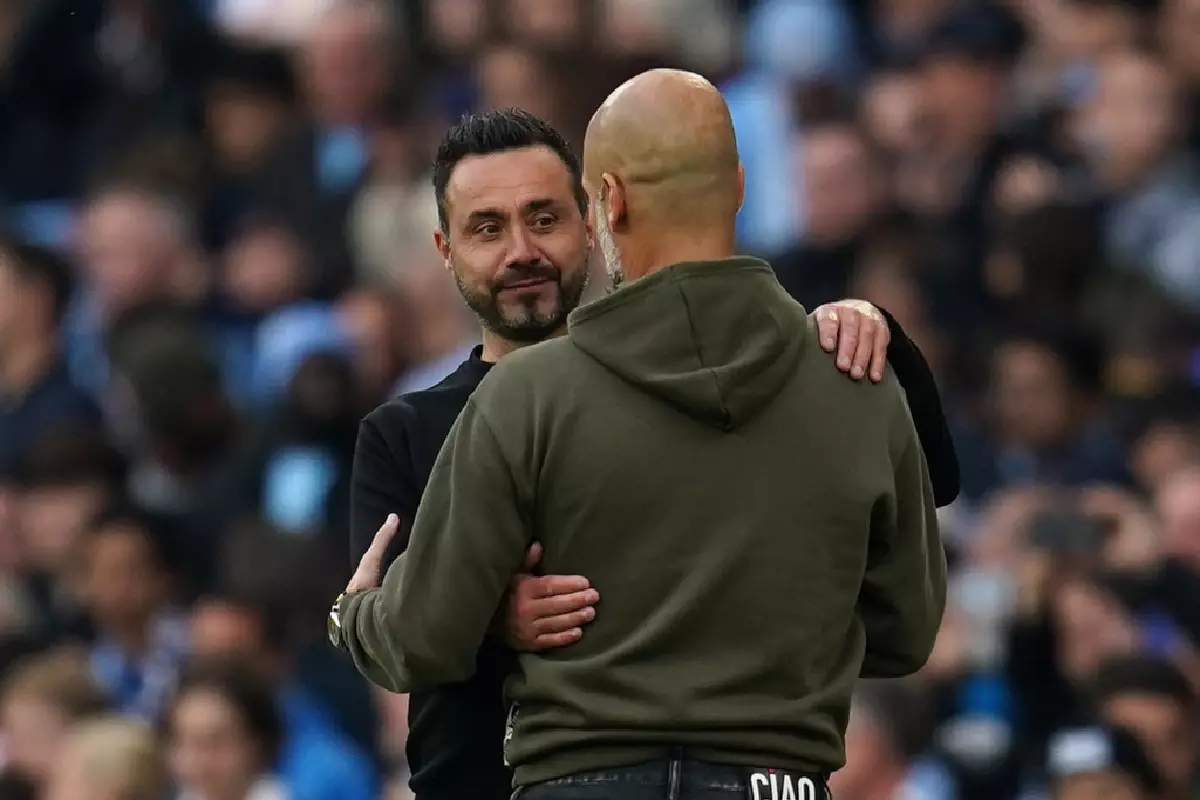 De Zerbi Guardiola May 2023