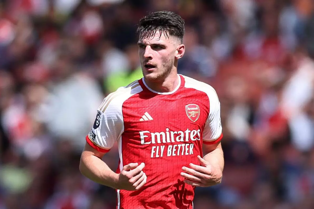 Declan Rice of Arsenal