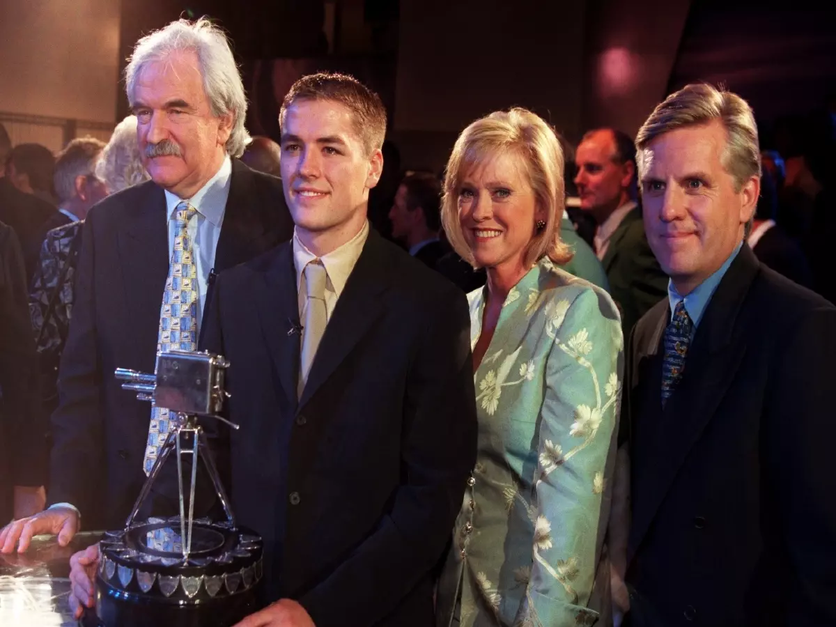 Des Lynam Michael Owen Sue Barker Steve Ryder SPOTY Dec98