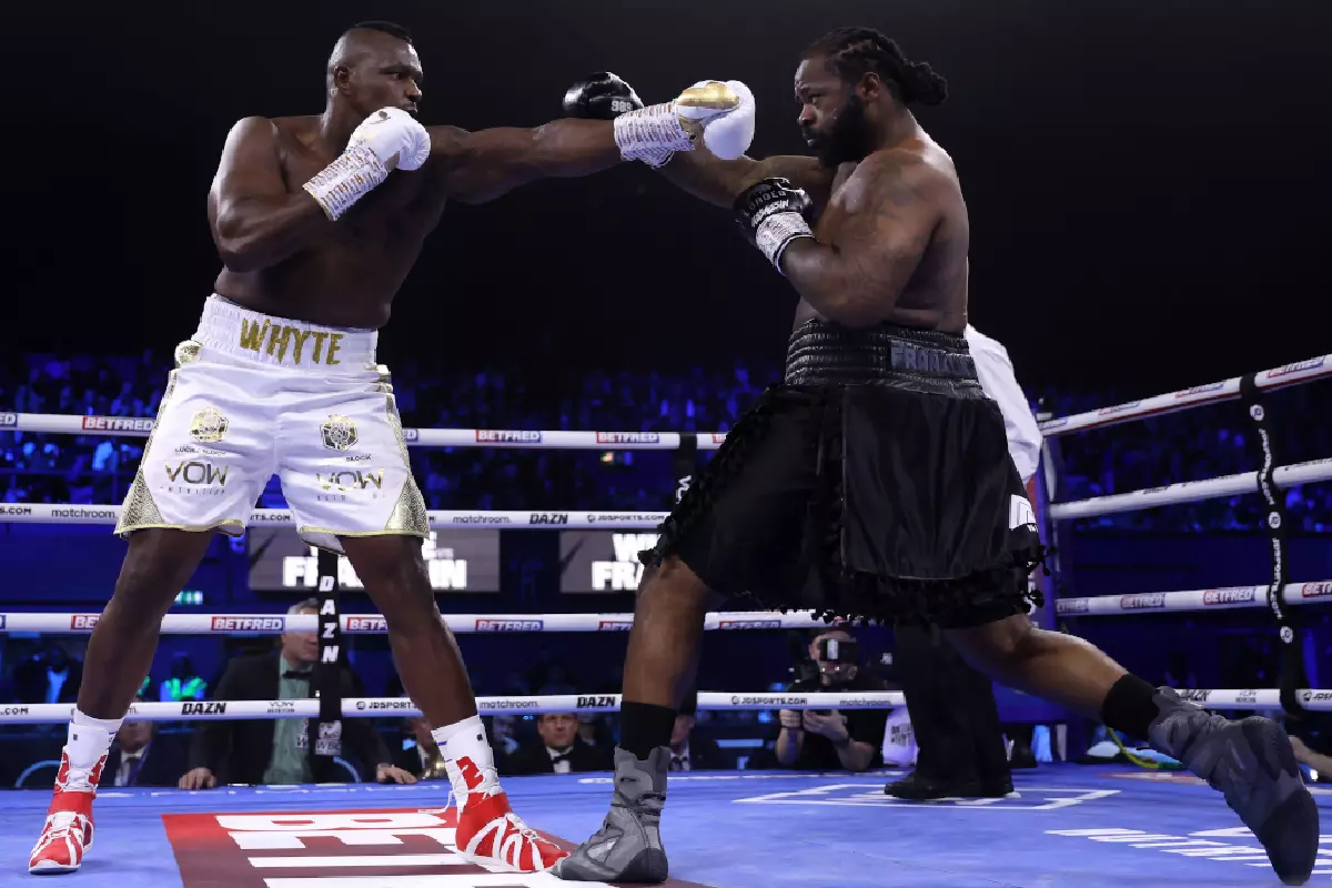 Dillian Whyte and Jermaine Franklin Wembley Arena London