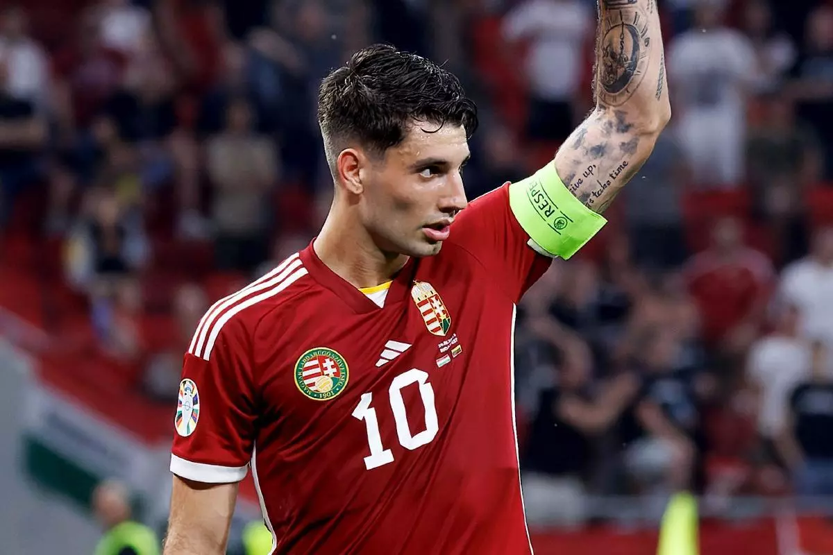 Dominik Szoboszlai of Hungary 20 Jun 2023