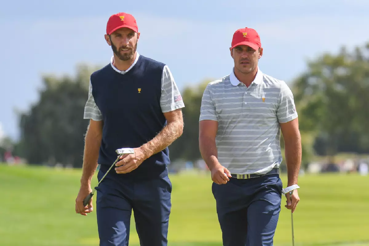 Dustin Johnson and Brooks Koepka