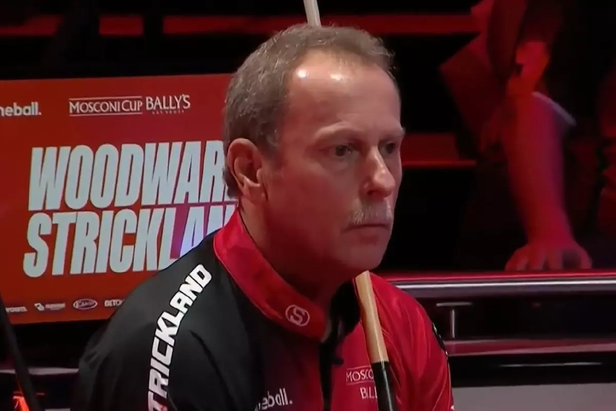 Earl Strickland in Mosconi Cup action