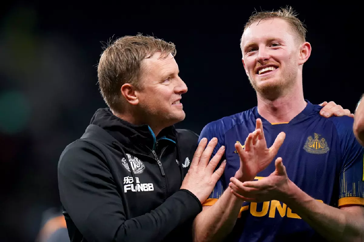 Eddie Howe Sean Longstaff Oct 2022