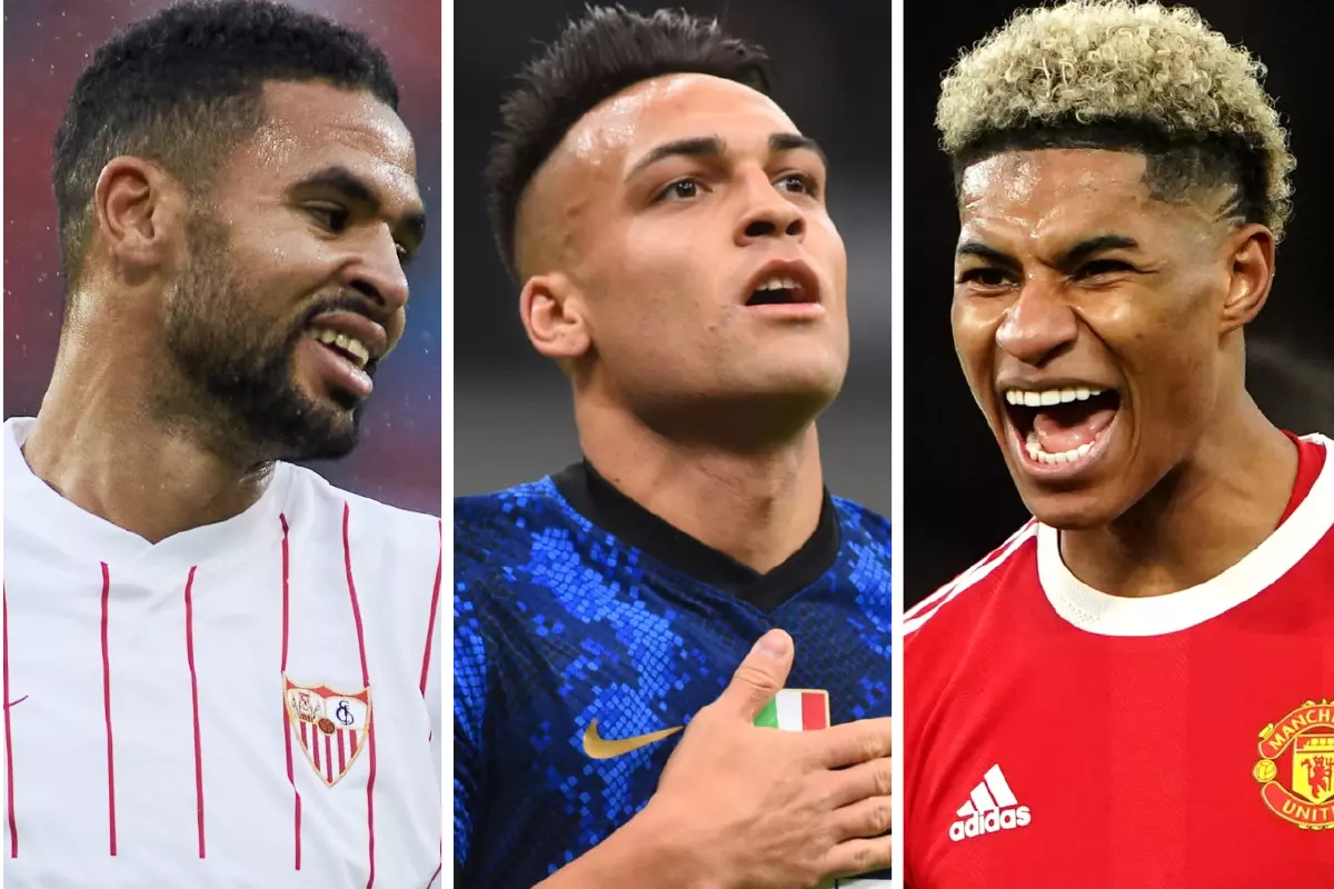 Youssef En-Nesyri Lautaro Martinez Marcus Rashford
