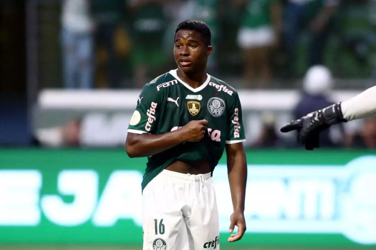 Endrick Felipe of Palmeiras Oct 2022