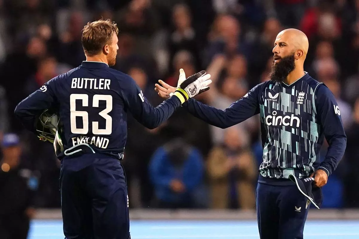 England Jos Buttler and Moeen Ali