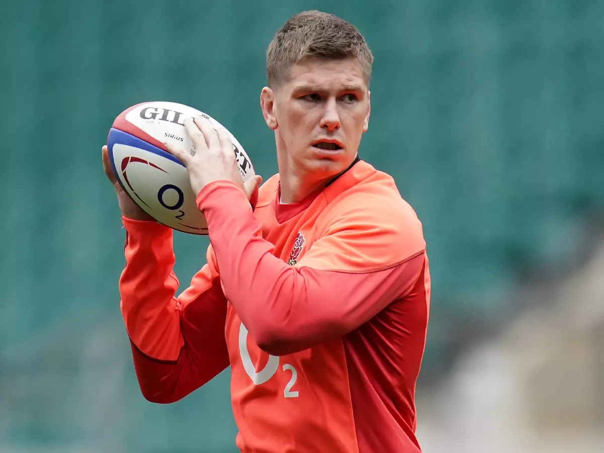England's Owen Farrell, who is to undergo ankle surgery and is expected to be out for 10-12 weeks, his club Saracens have announced. Issue date: Thursday November 18, 2021.