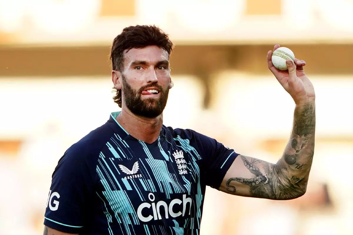 England's Reece Topley