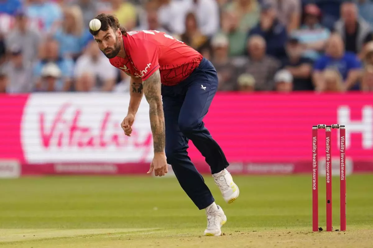 England Reece Topley T20