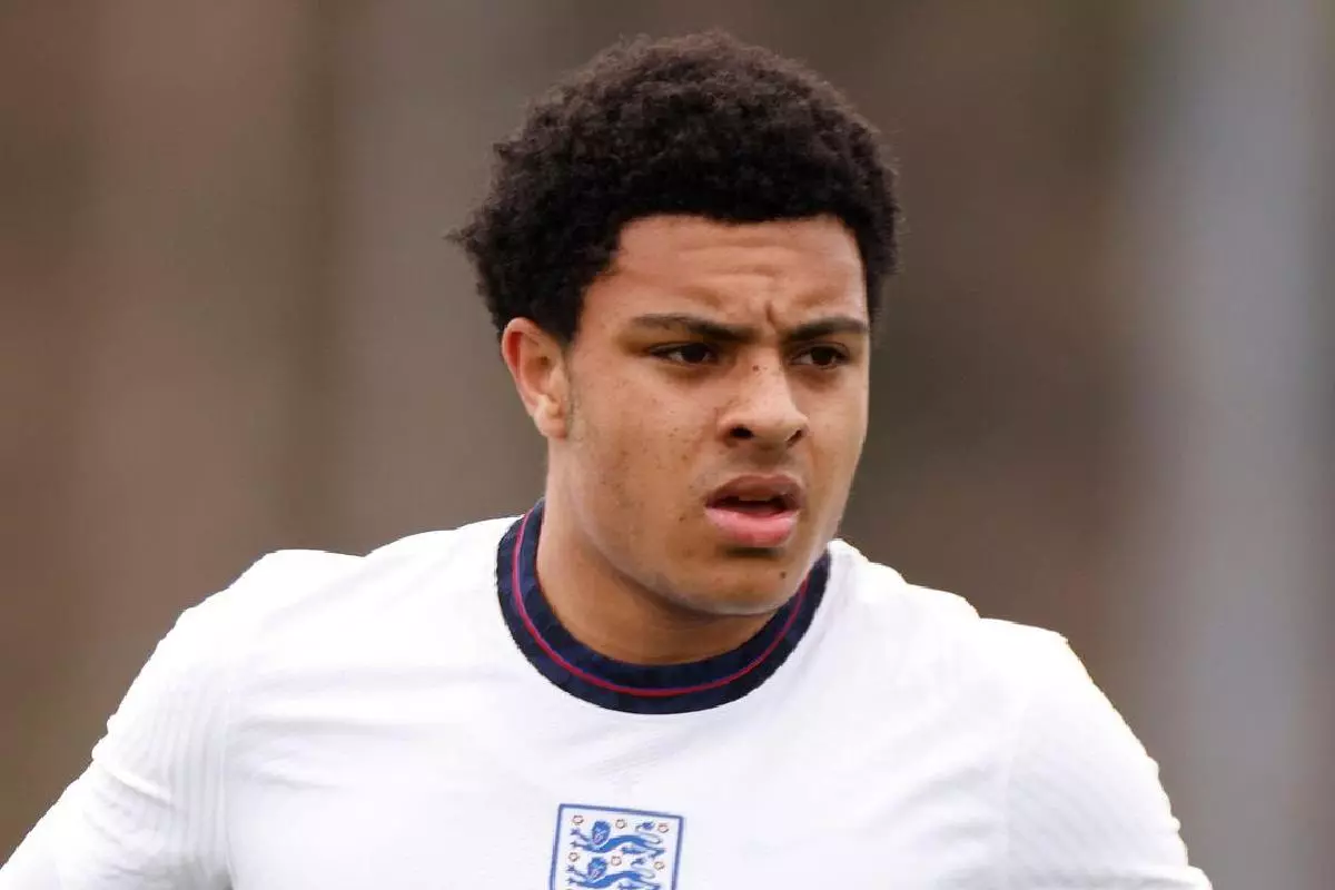 England under 18's CJ Egan-Riley