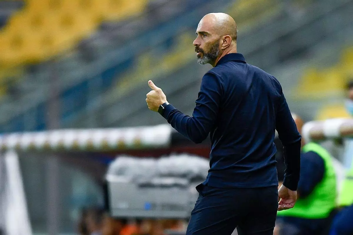 Enzo Maresca when he was head coach of Parma Calcio - Aug 2021