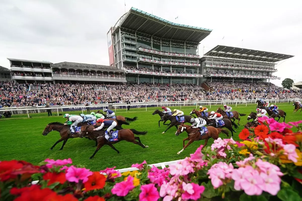 Equilateral ridden by Jamie Spencer wins at York Ebor Festival