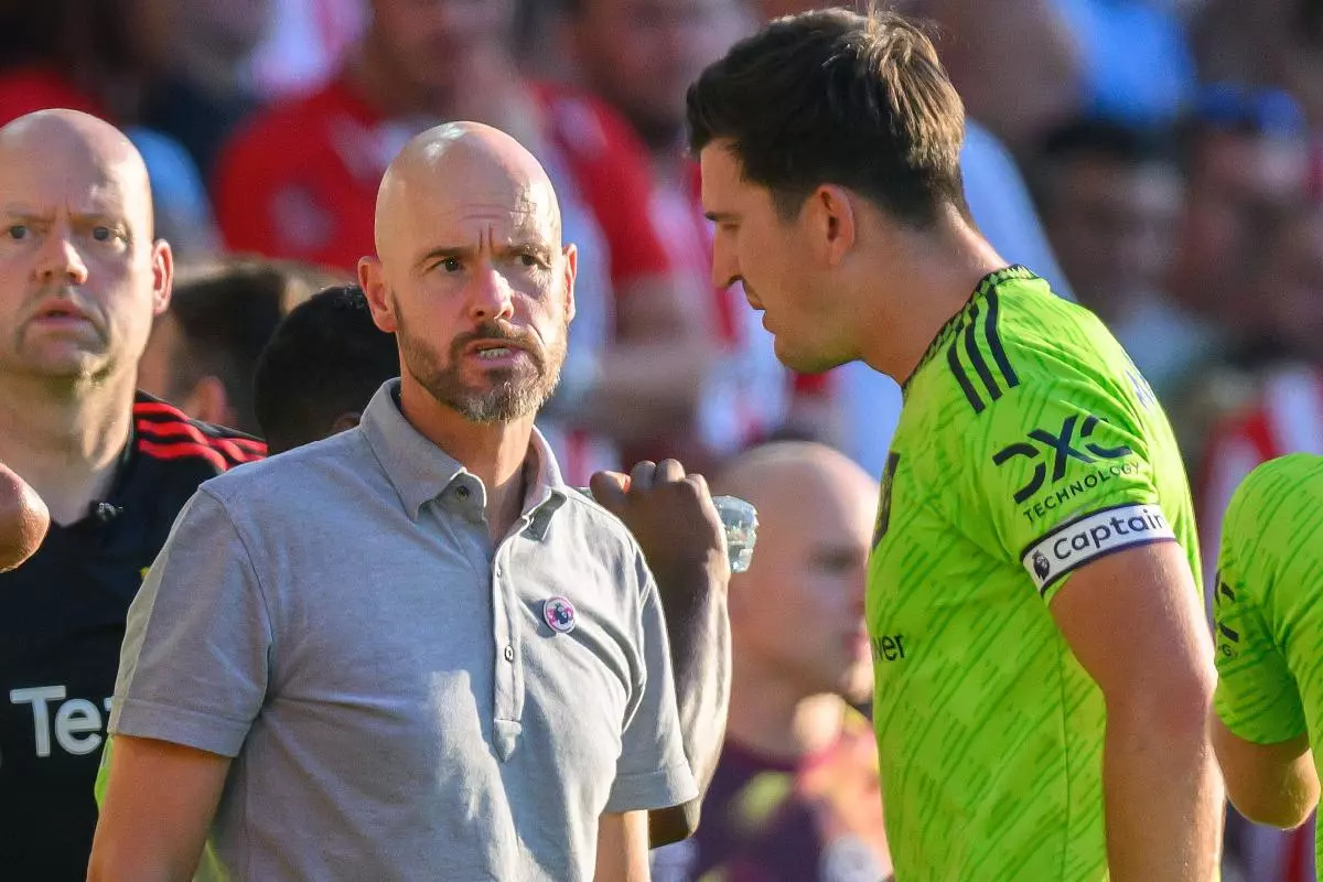 Erik ten Hag and Harry Maguire