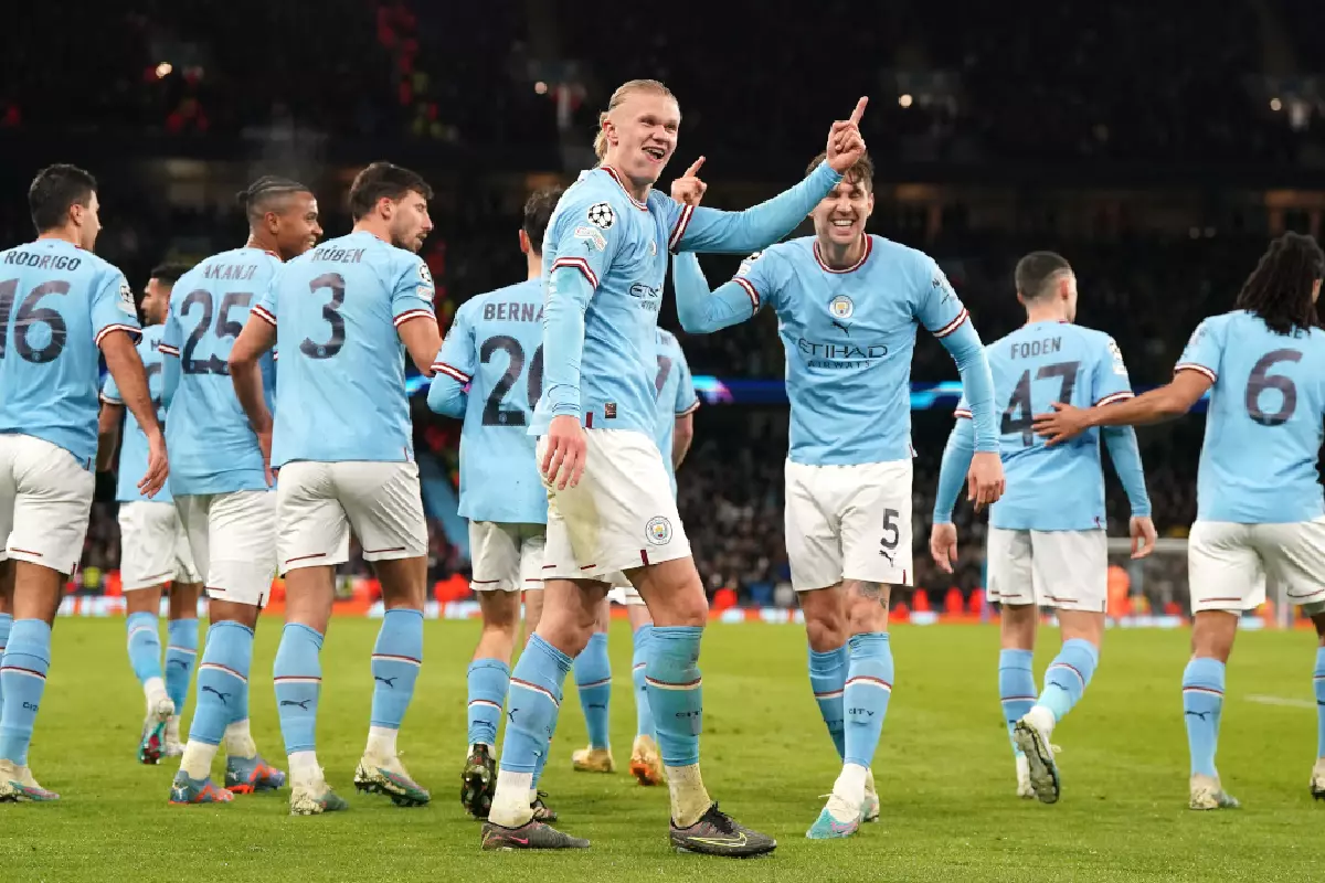 Erling Haaland celebration