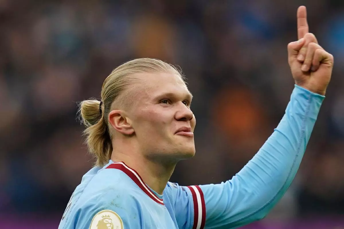 Erling Haaland of Manchester City