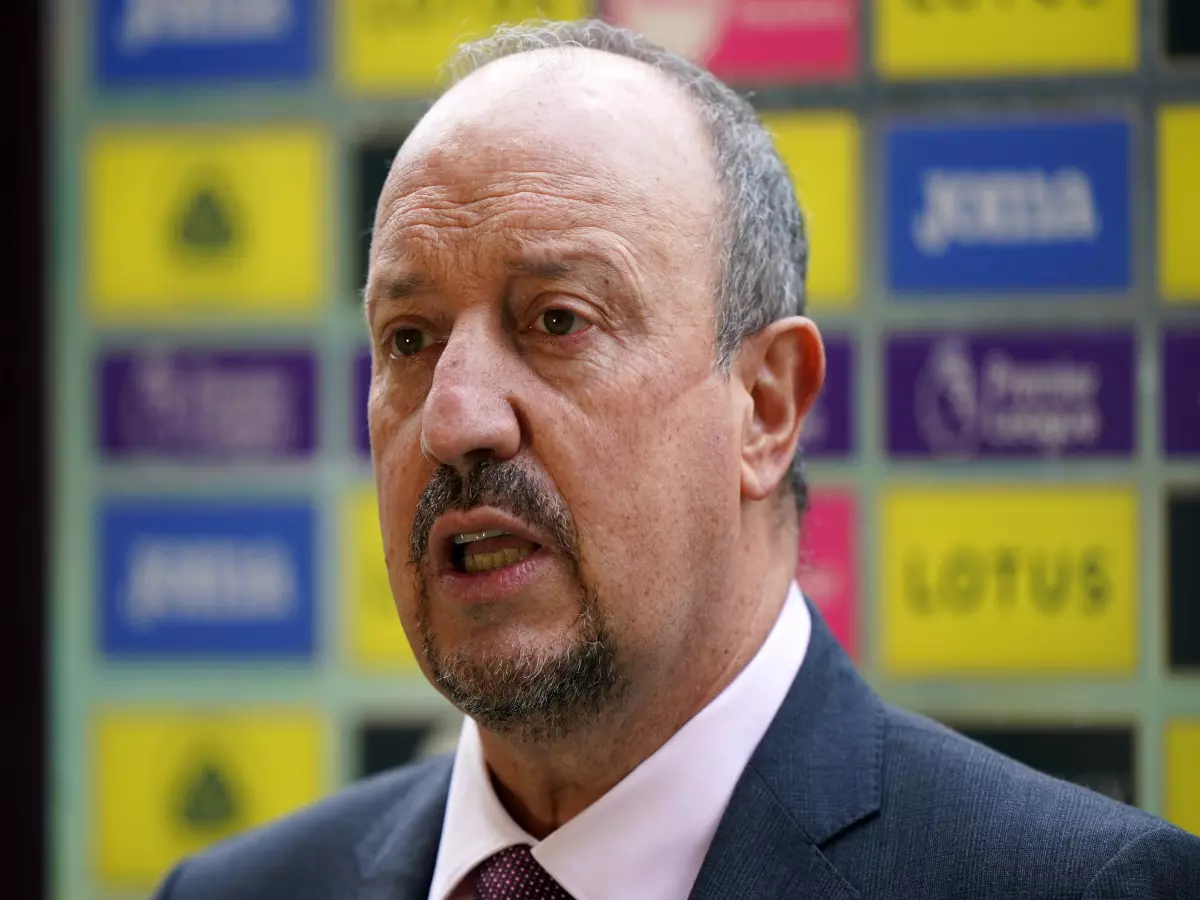 Everton manager Rafael Benitez before the Premier League match at Carrow Road, Norwich. Picture date: Saturday January 15, 2022.