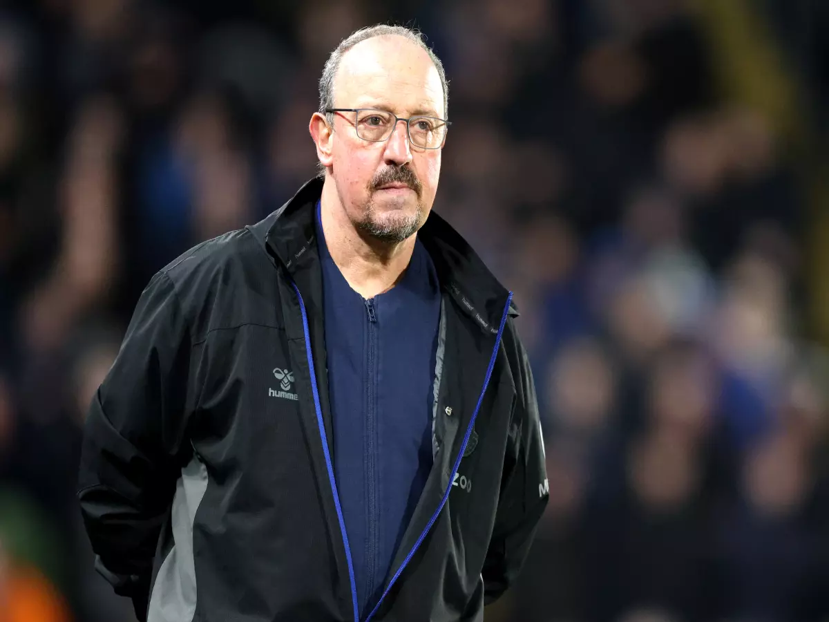 Everton manager Rafael Benitez during the Emirates FA Cup third round match at the MKM Stadium, Hull. Picture date: Saturday January 8, 2022.