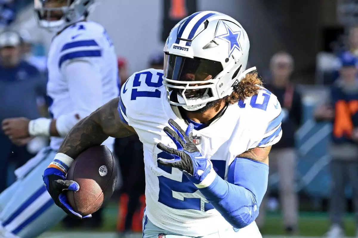 Ezekiel Elliott of the Dallas Cowboys 18 Dec 2022