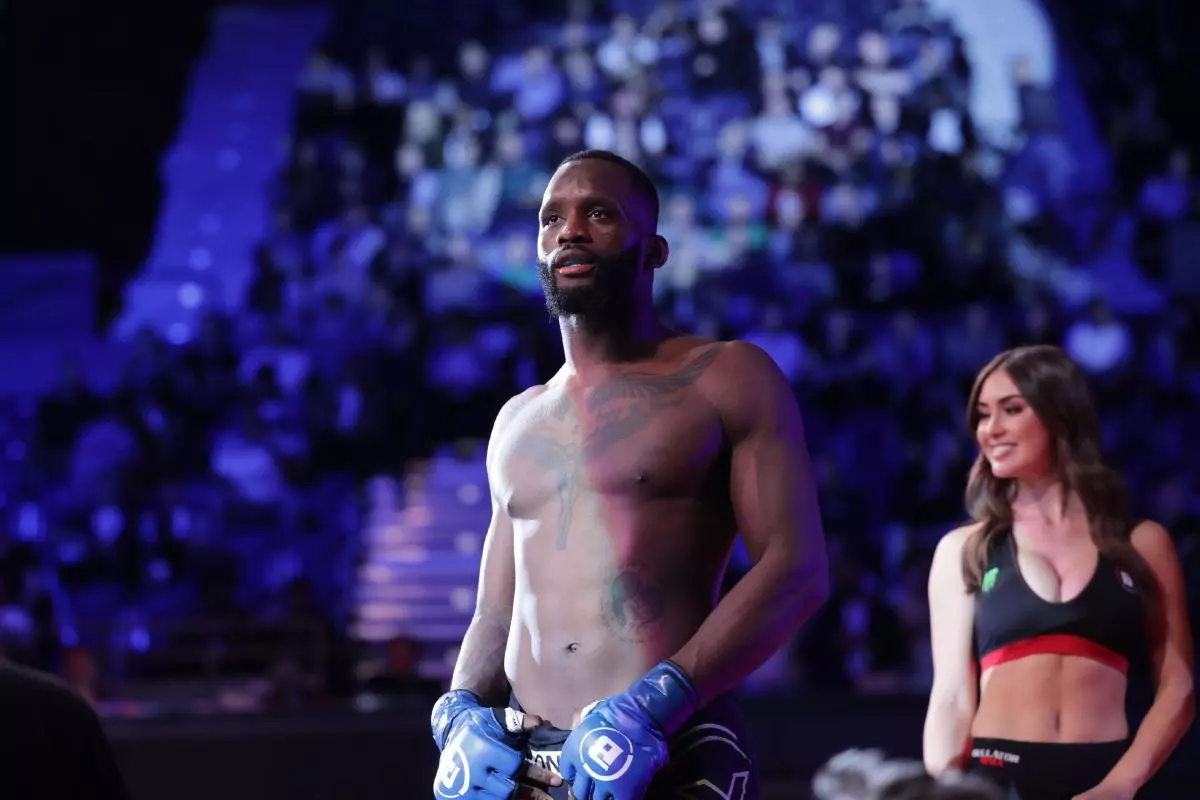 Fabian Edwards comes out for his bout during the Bellator 281 - May 2022