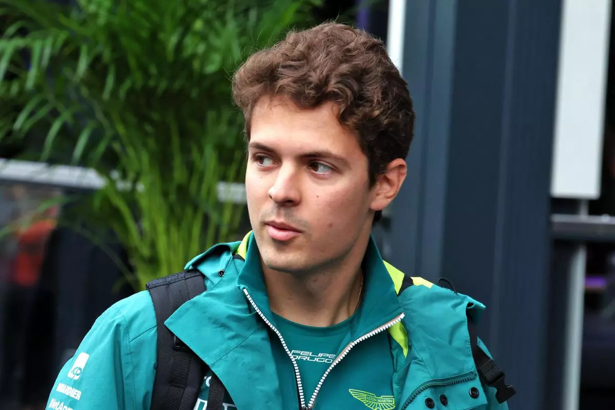 Felipe Drugovich of Aston Martin