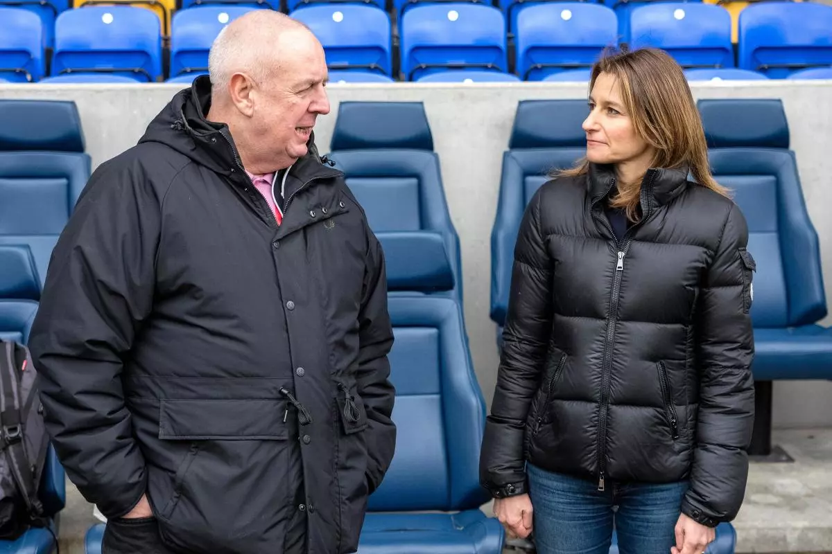 Football Supporter’s Association Kevin Miles with Secretary of State for Culture, Media and Sport Lucy Frazer.jpg