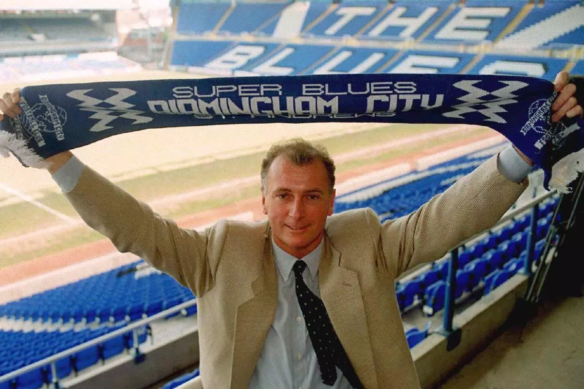 Former Birmingham and England forward Trevor Francis, who became Britain's first £1million footballer - May 1996