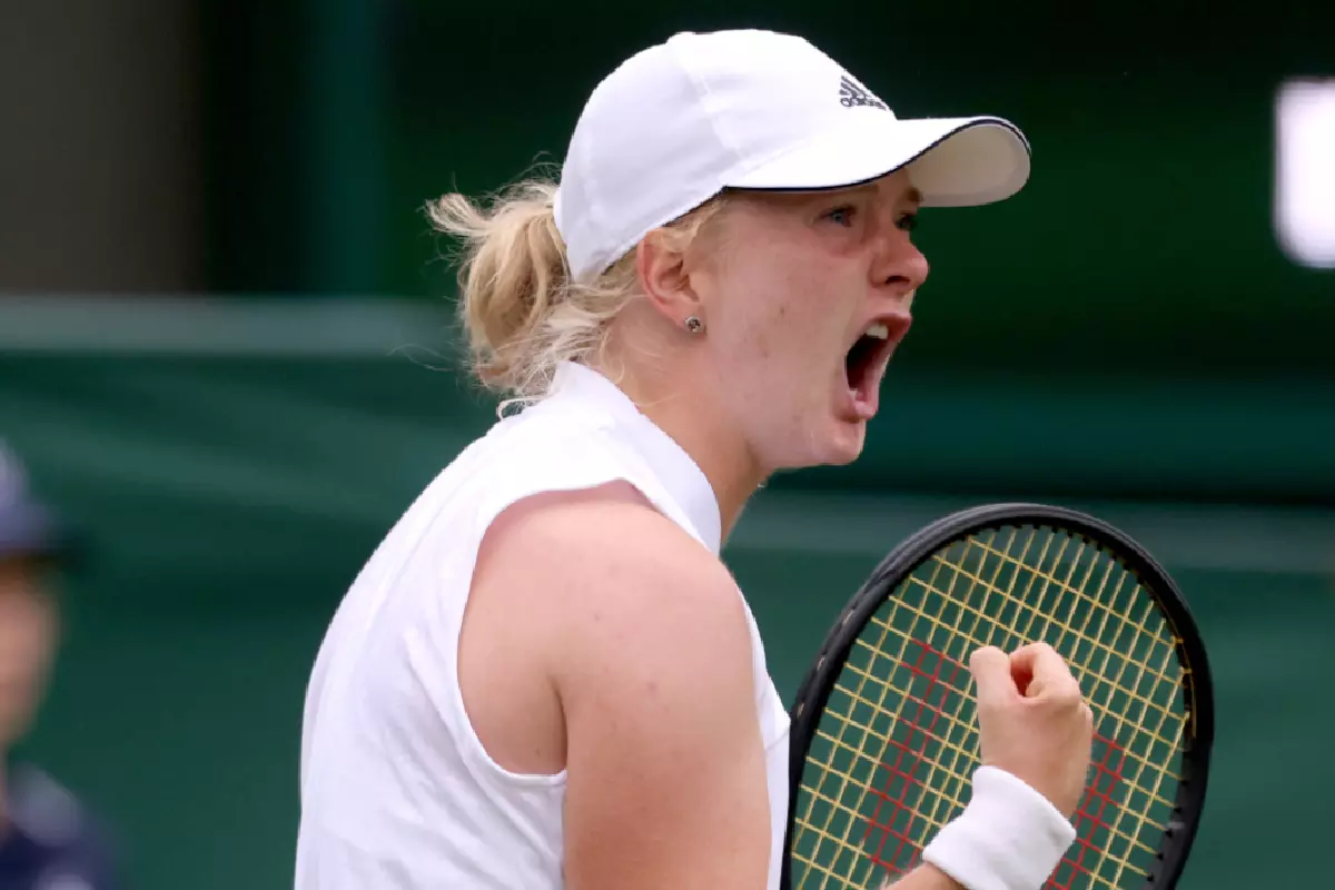 Francesca Jones at Wimbledon - 2021