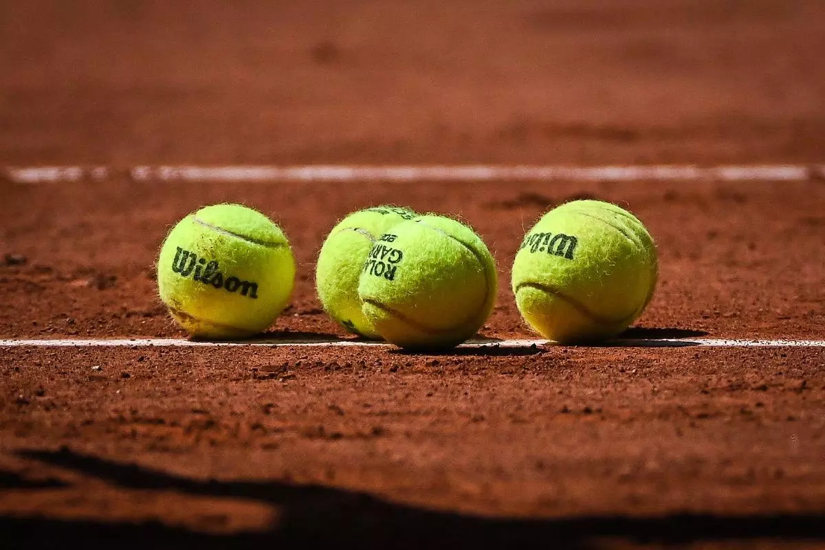 Official balls during the Qualifying Day four of Roland-Garros 2022