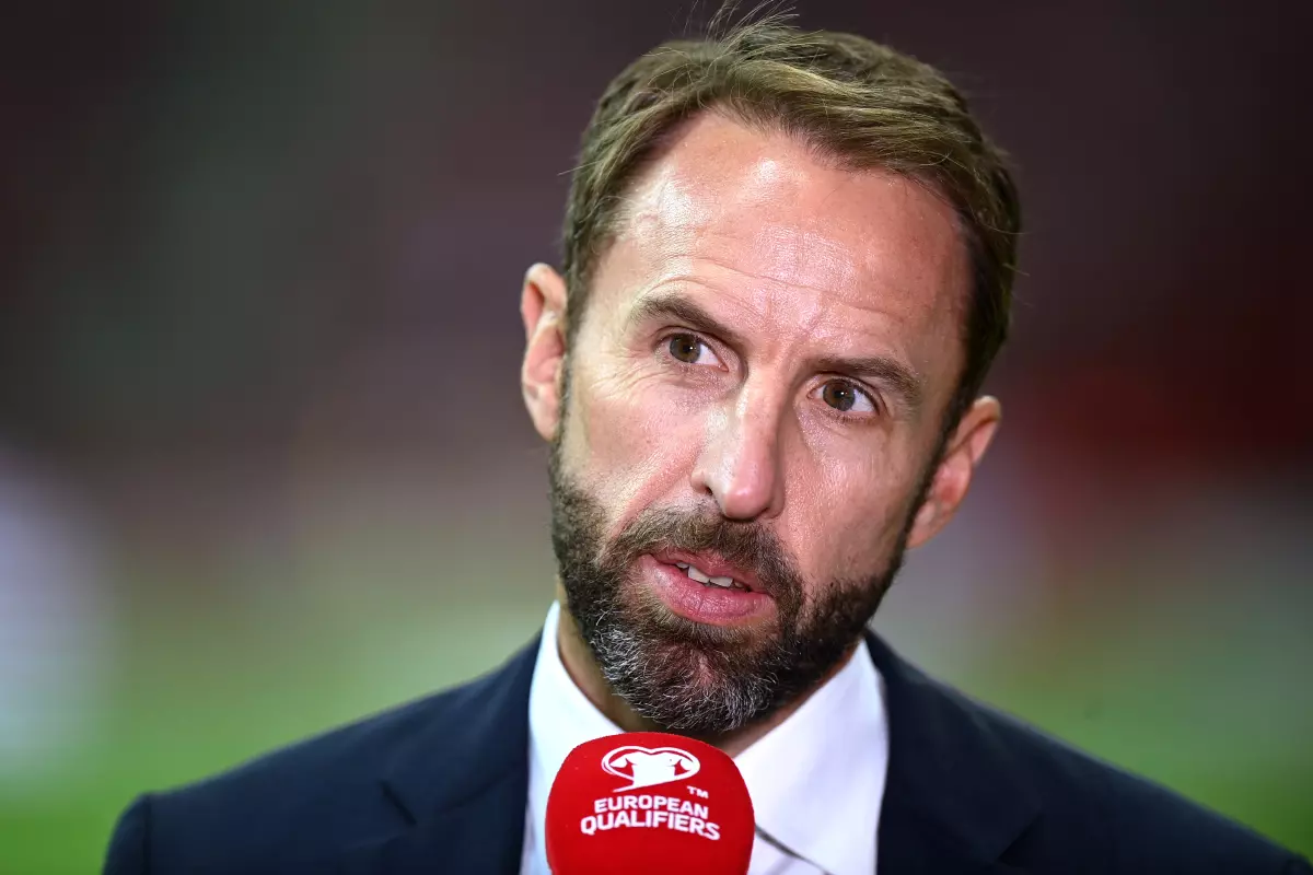 England manager Gareth Southgate speaks to the media ahead of the 2022 FIFA World Cup Qualifying match