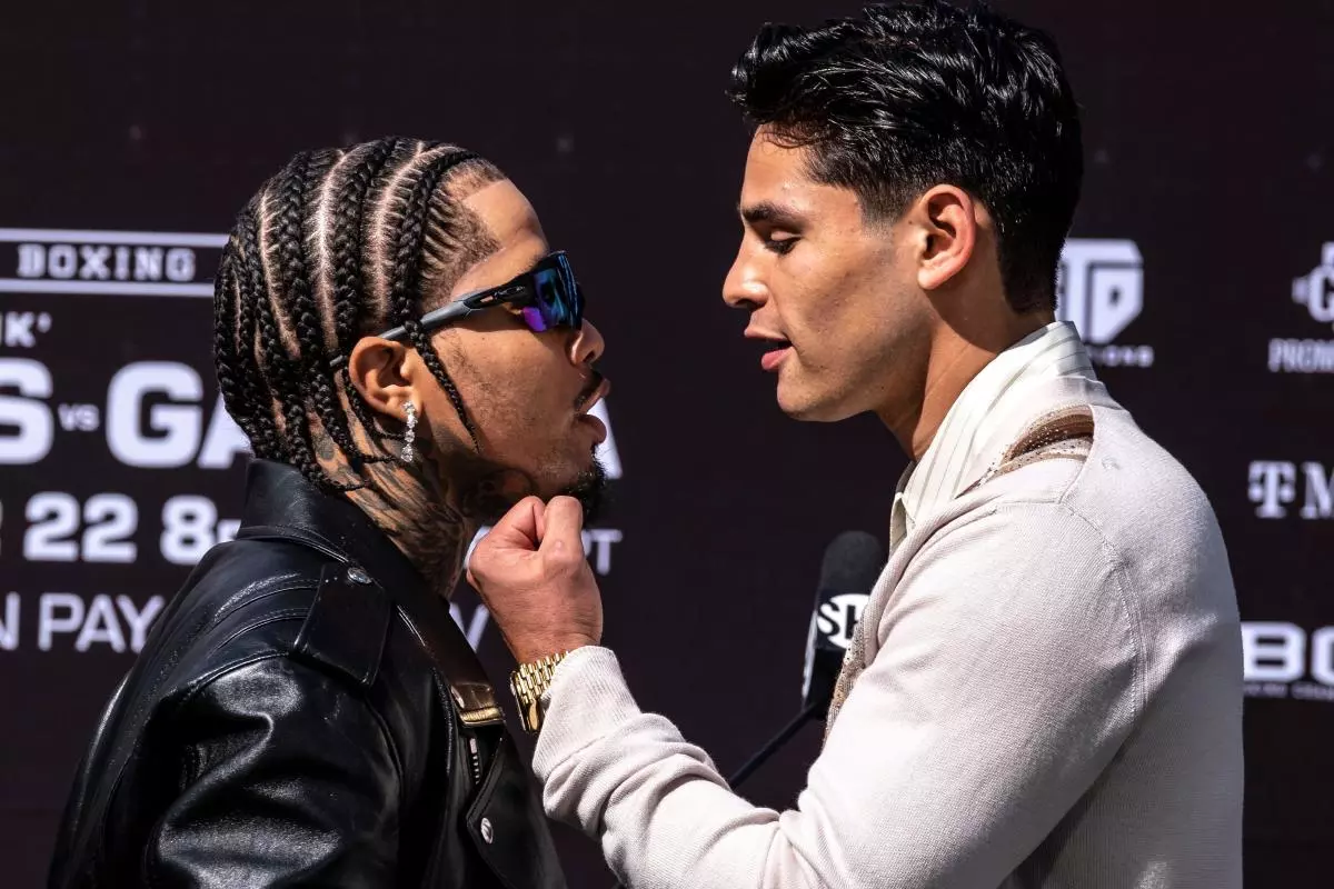 Gervonta Davis and Ryan Garcia face off