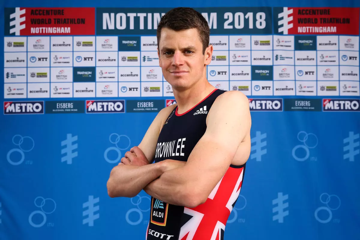 Great Britain triathlete Jonny Brownlee - June 2018