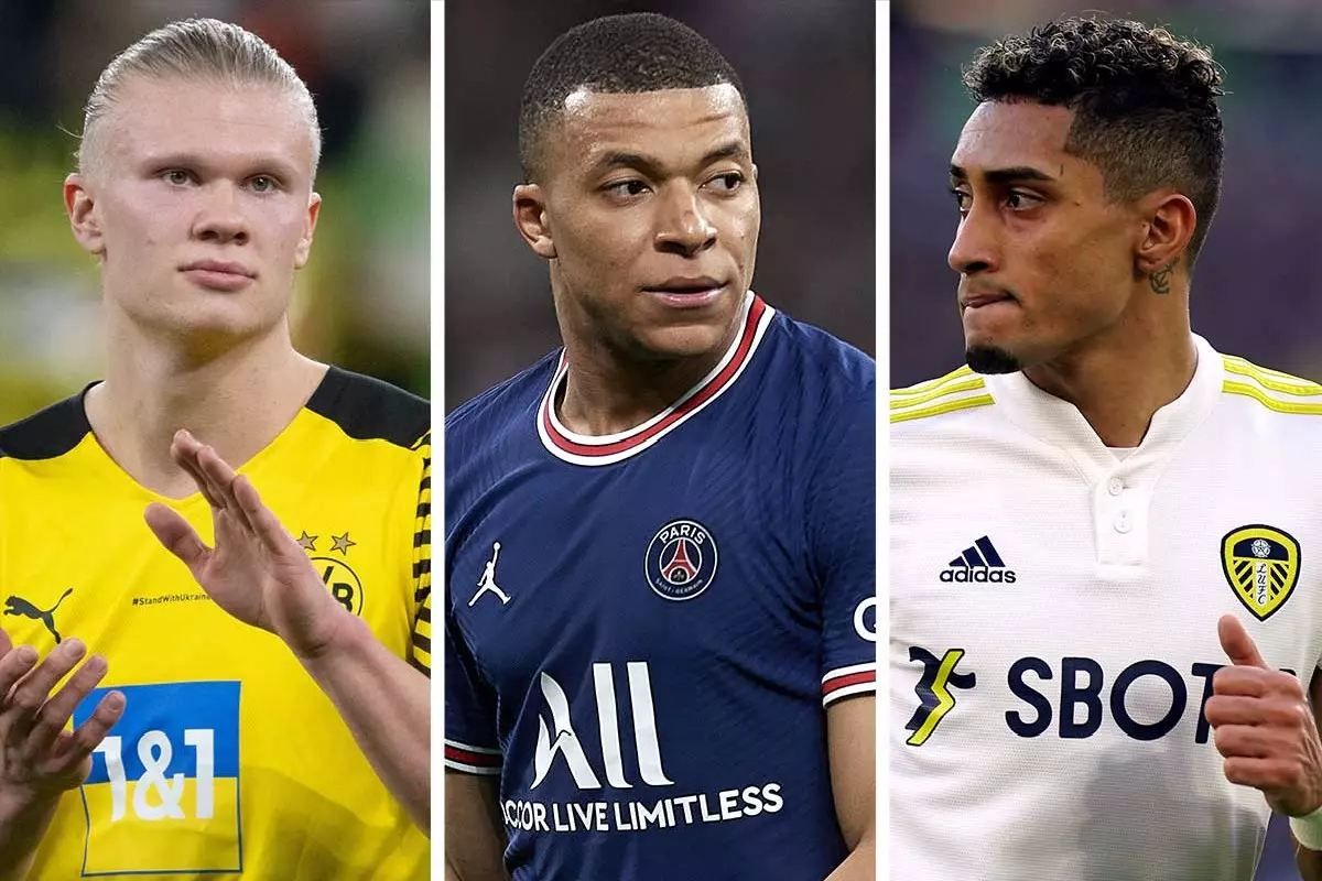 Erling Haaland, Kylian Mbappe and Raphina - Barcelona transfer update