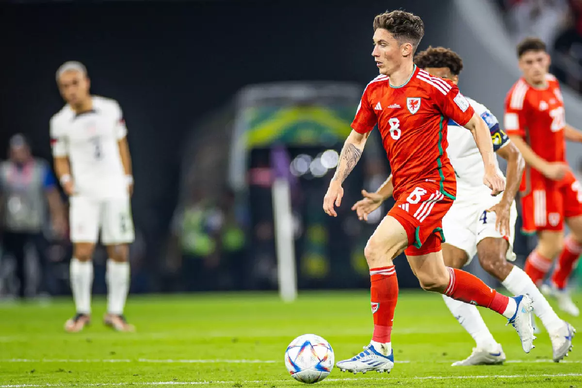 Harry Wilson for Wales against USA World Cup Nov 22