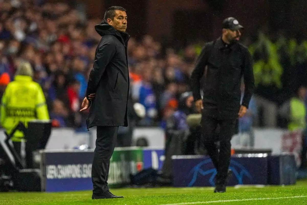 Head Coach Giovanni van Bronckhorst of Rangers