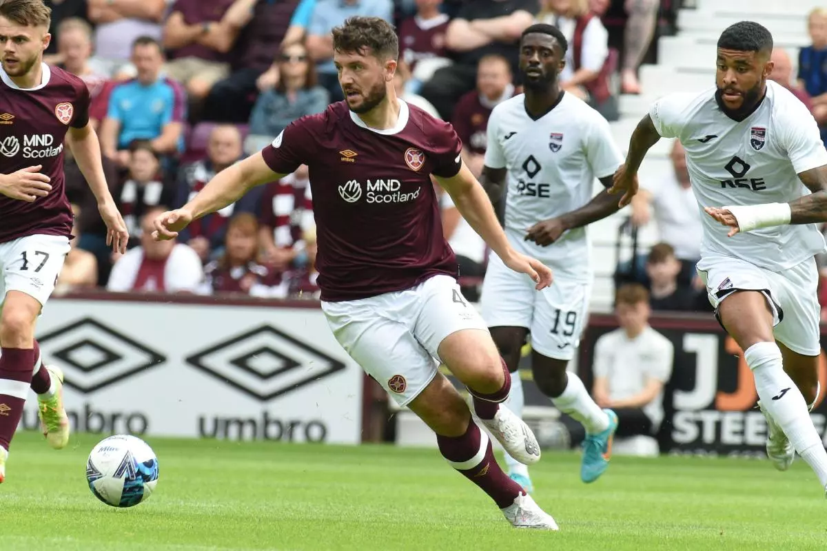 Hearts defender Craig Halkett