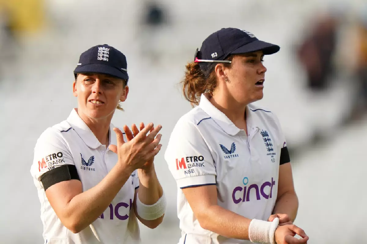 Heather Knight and Nat Sciver-Brunt