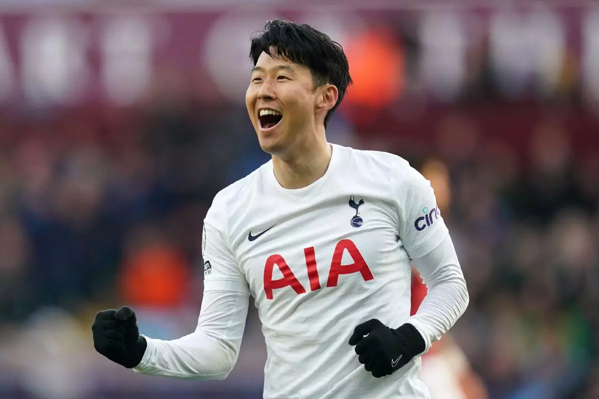 Tottenham Hotspur's Son Heung-min celebrates scoring