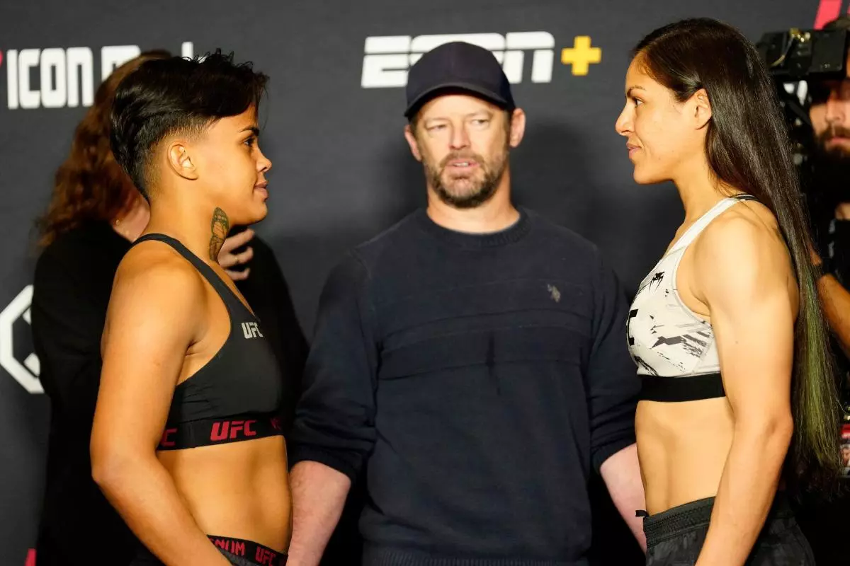 Iasmin Lucindo and Brogan Walker face-off