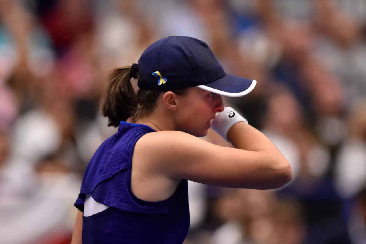 Iga Swiatek of Poland during the WTA Agel Open 2022