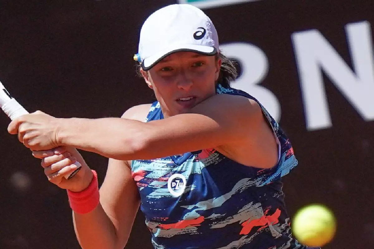 Iga Swiatek in full swing