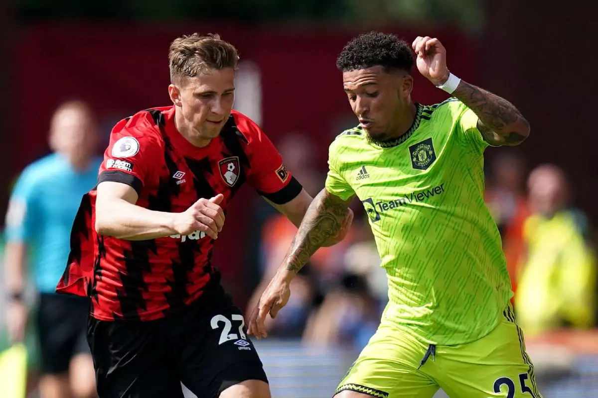 Illia Zabarnyi and Jadon Sancho 20 May 2023