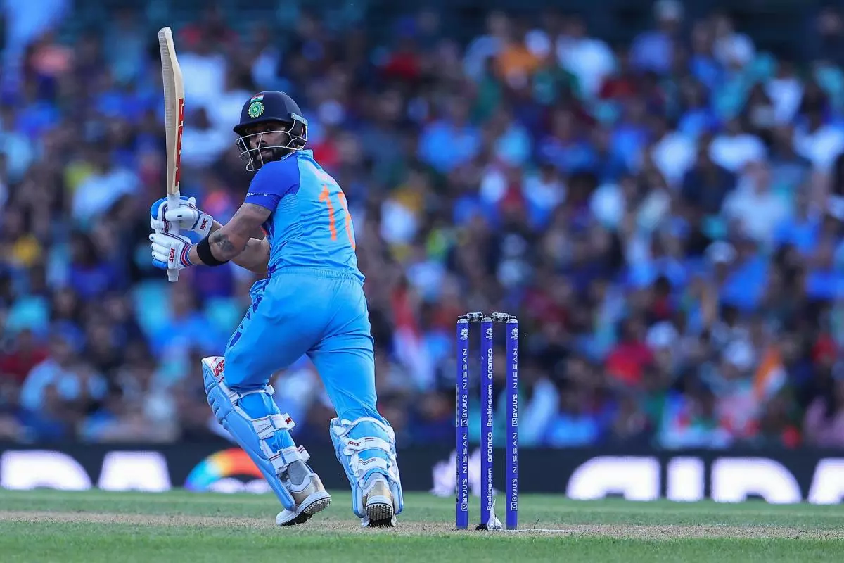 India's Virat Kohli at the 2022 T20 World Cup